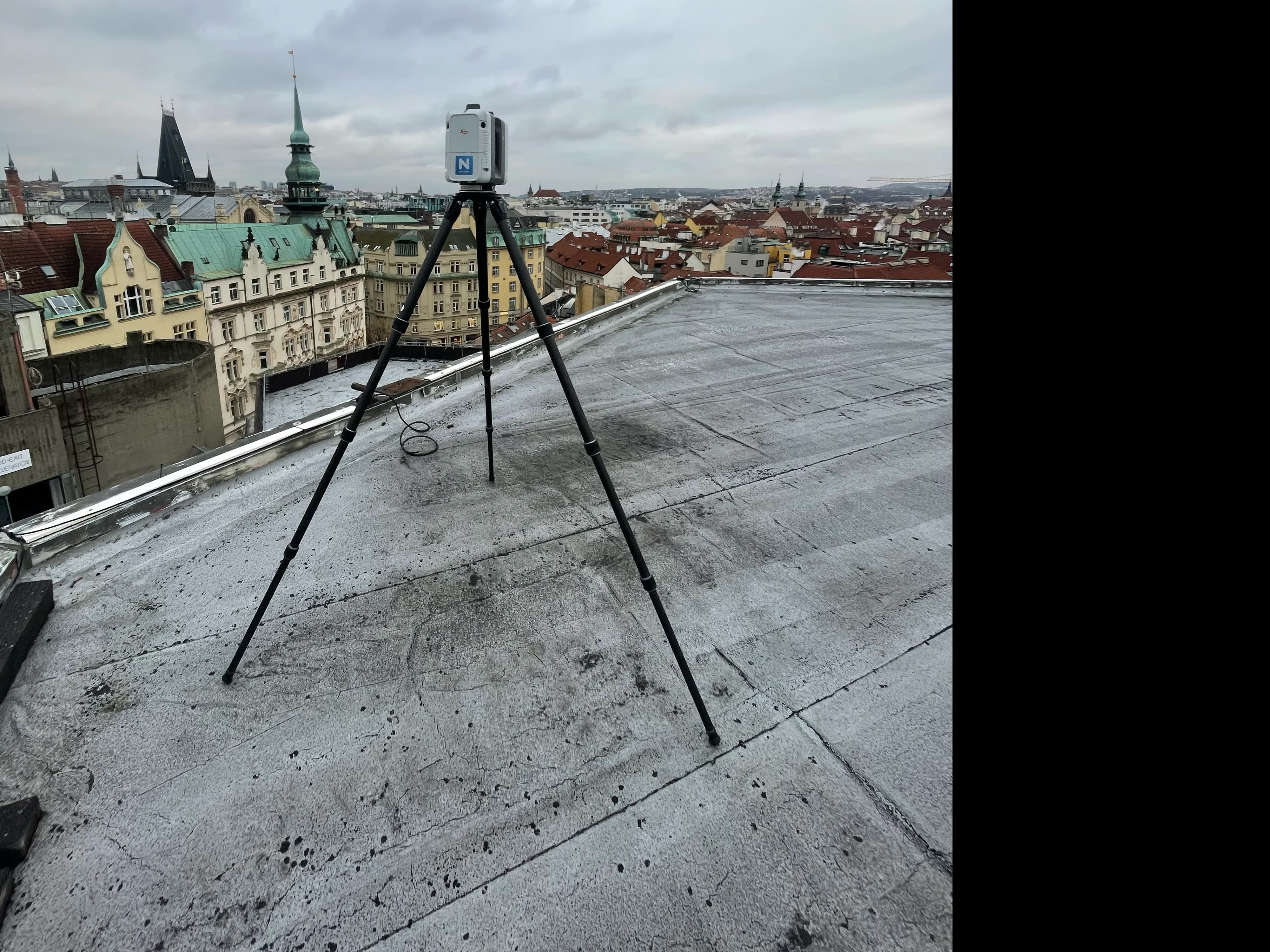 3D laserové skenovanie budovy skenerom Leica